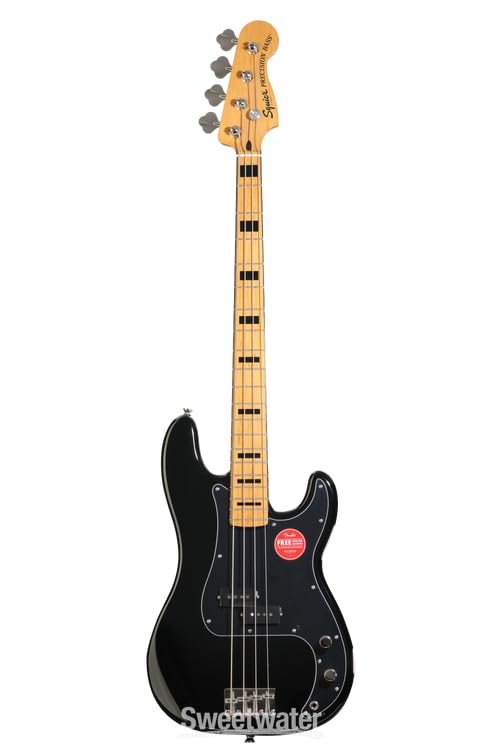 Squier Classic Vibe 70s Precision Bass Black - Maple Bas Gitar